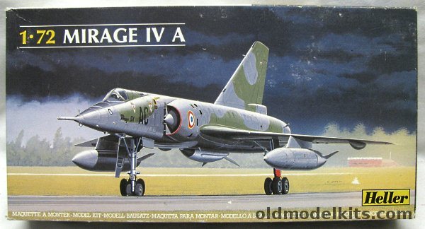 Heller 1/72 AMD Mirage IVA Nuclear Bomber, 80351 plastic model kit